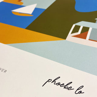 Vermont Parks Collection Print: Kingsland Bay, Phoebe Lo 12x16