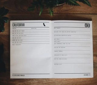 50 States Traveled Journal