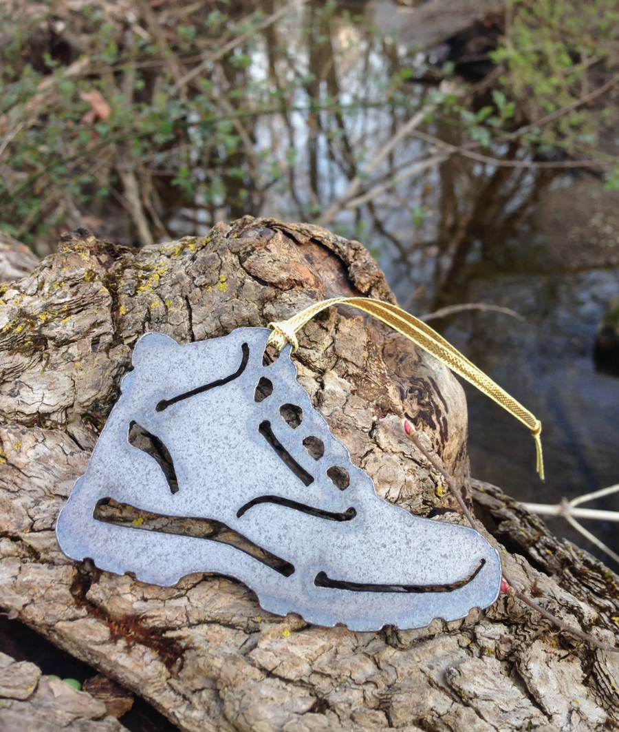 Metal Hiking Boot Ornament