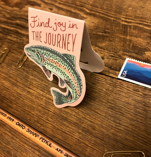 Adventure Magnetic Bookmark - Journey Trout