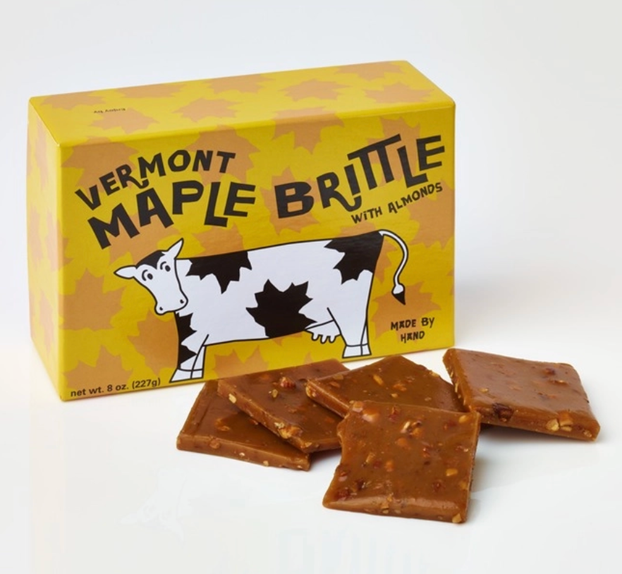 Vermont Maple Brittle with Almonds