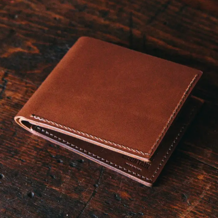 Adventure Billfold Leather Wallet - Brown
