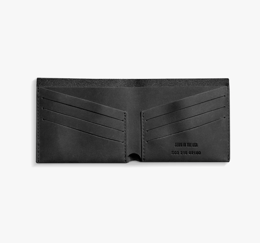 Shinola Heritage Utility Bifold Wallet - Black