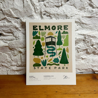 Vermont Parks Collection Print: Elmore State Park Blinderman 12x16