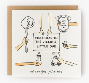 Welcome To The Village Card - KW4