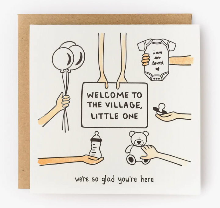 Welcome To The Village Card - KW4