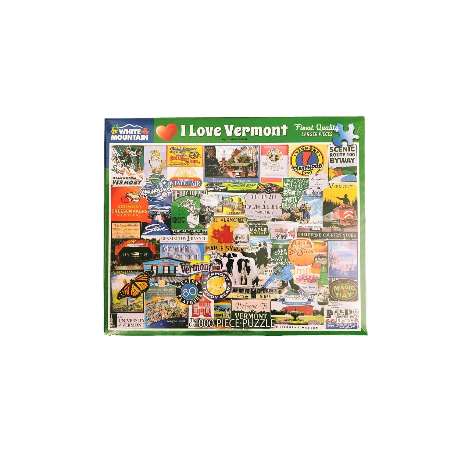 BRAND NEW SEALED White Mountain Puzzles online Vermont - 1000 Piece Jigsaw Puzzle