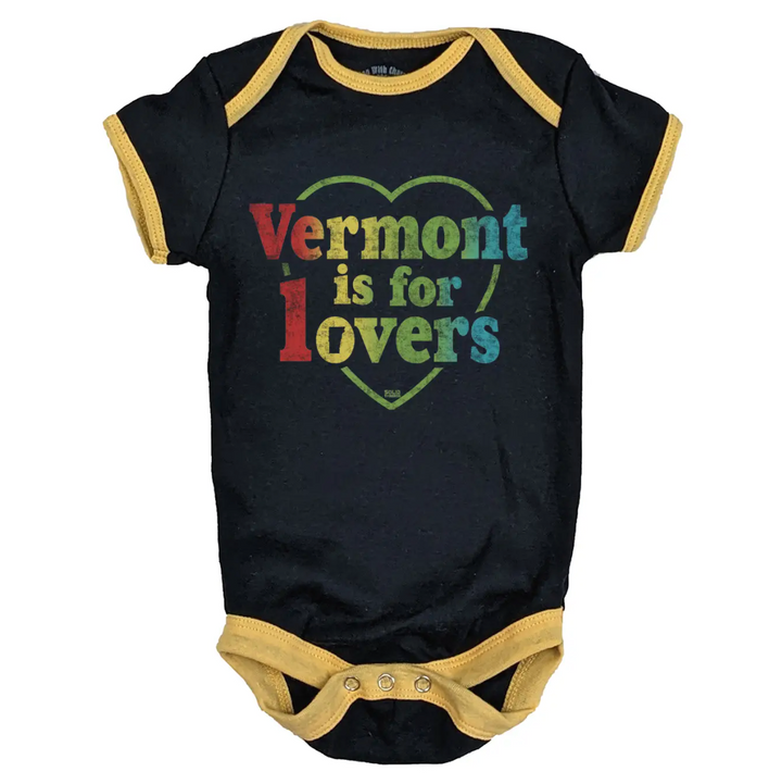 Vermont Is For Lovers Baby Onesie