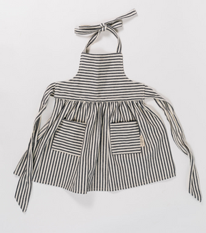 French Ticking Child's Apron