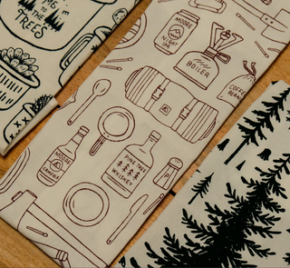 Camp Gear Tea Towel
