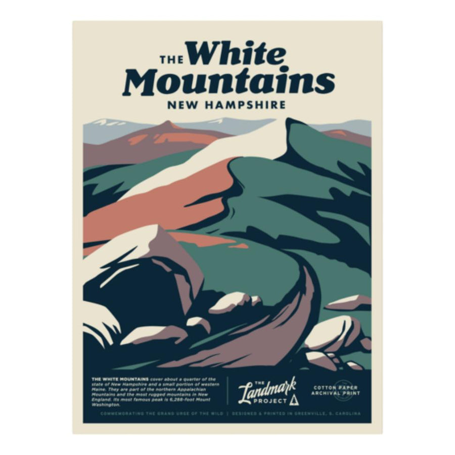 White Mountains Print - 12x16