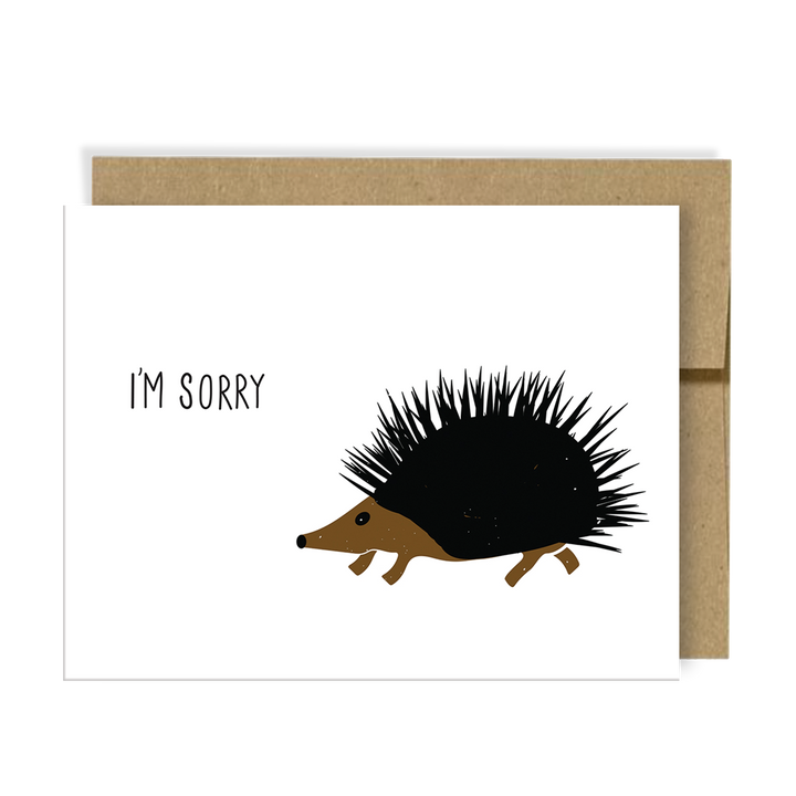 I'm Sorry Porcupine Card - N3