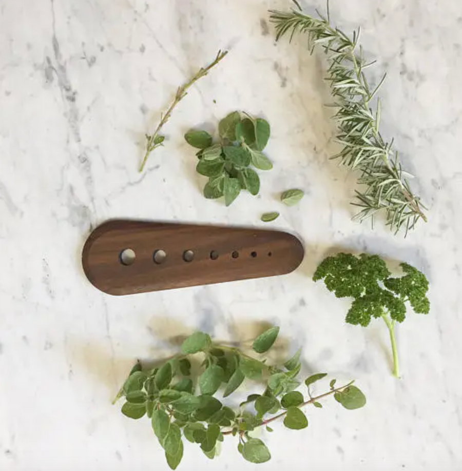 Wooden Herb Stripper - Walnut