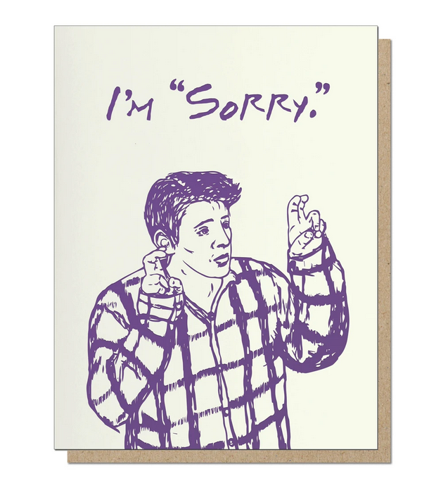 Sorry Quotes Card - GP3