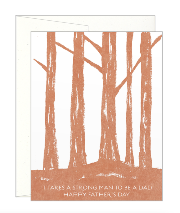 It Takes a Strong Man Fathers Day Card - LE7