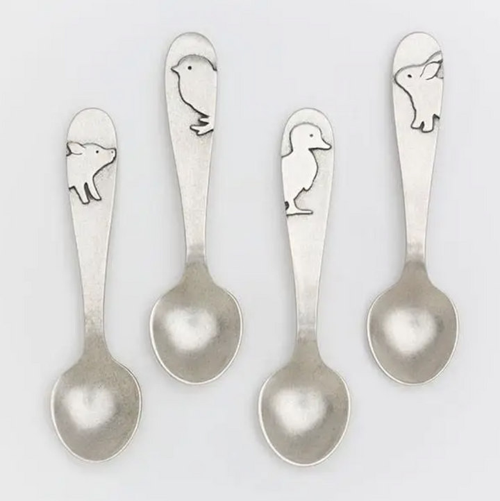 Handmade Pewter Baby Spoon