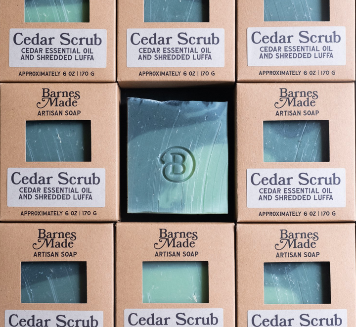 Vermont Made Soap Bar - Cedar Scrub
