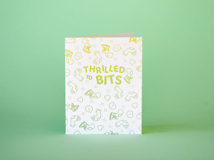 Thrilled to Bits Congrats Card - MC4