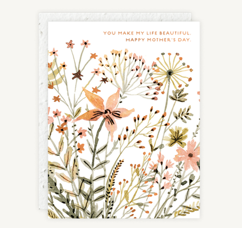 Wildflowers Mother's Day Card - SP7