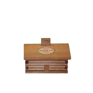 Small Log Cabin Incense Burner