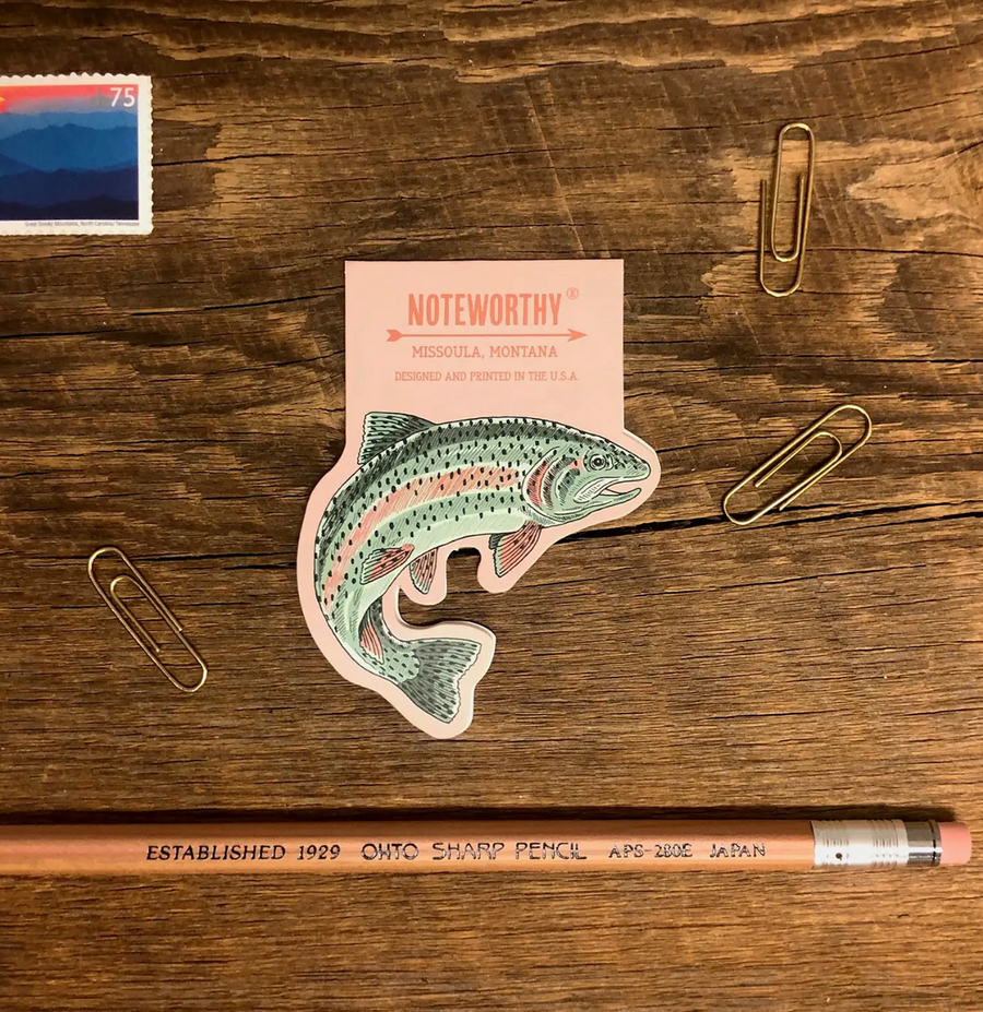 Adventure Magnetic Bookmark - Journey Trout