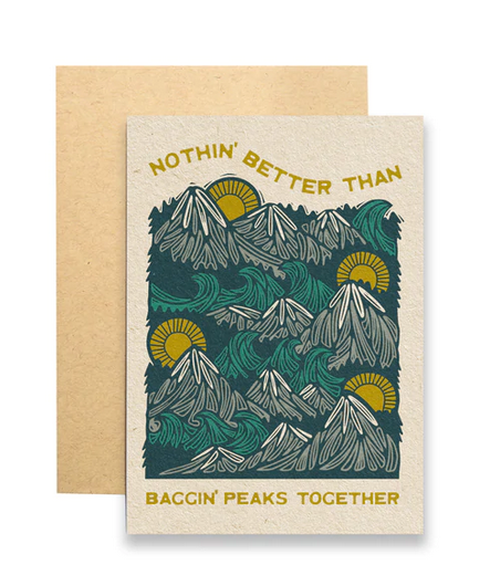 Baggin' Peaks Together Card - WO1