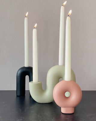 Natural White Taper Candles - 5 Pack