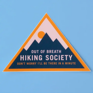 Out Of Breath Hiking Society Sticker