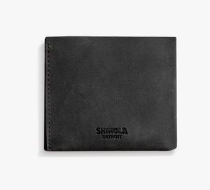 Shinola Heritage Utility Bifold Wallet - Black