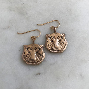 Tiger Earrings