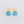 Load image into Gallery viewer, Emmy Stud Blue Chalcedony
