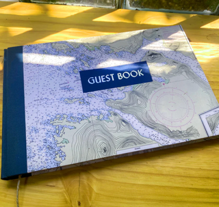 Hand-bound Guest Book