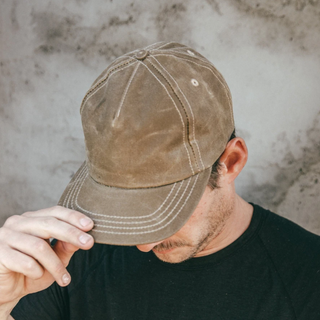 Waxed Canvas Camper Hat - Field Tan