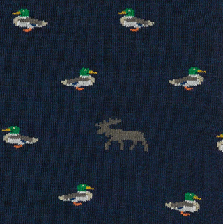 Darn Tough Men's Duck Duck Moose Sock - Eclipse 6094