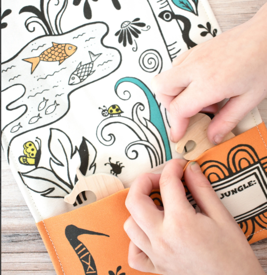 Small Tote Playmat - Jungle