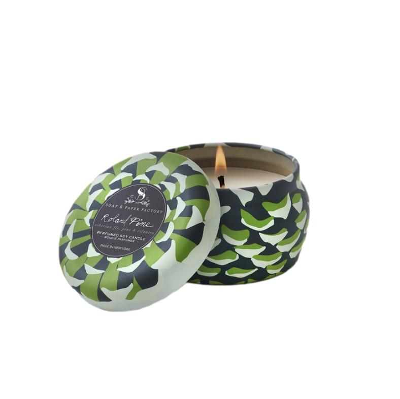 Roland Pine Small Tin Candle