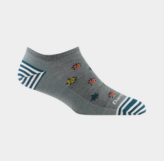 Lucky Lady Bug No Show Women's 6074 Sock in Seafoam