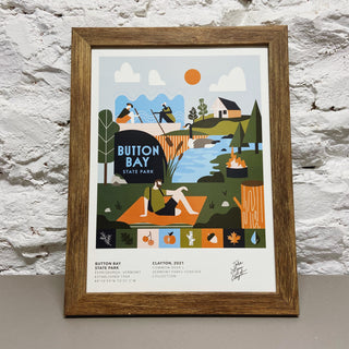 Vermont Parks Collection Print: Button Bay State Park 12x16
