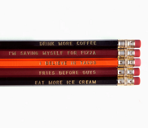Food Assorted Pencil Set of 5