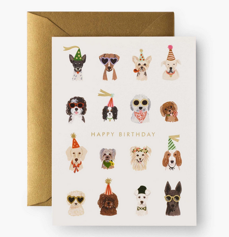 Party Pups Birthday Card - RP5