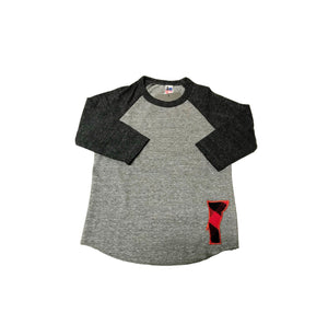 Kid's Grey Vermont Raglan Shirt