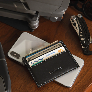 Slim Horizontal Wallet - Chocolate