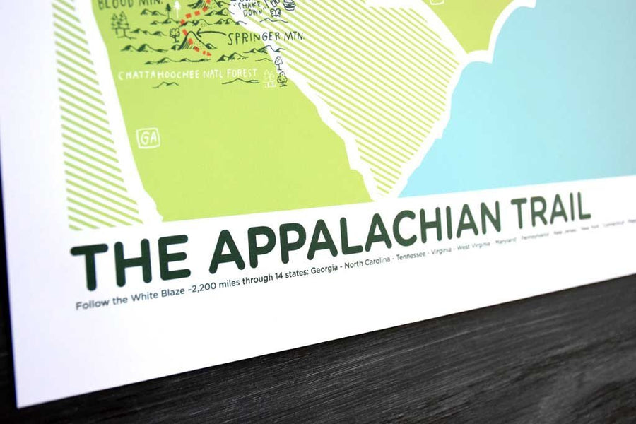Appalachian Trail Poster 18 x 24
