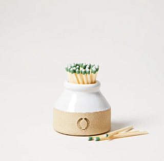 Farmhouse Pottery Milk Bottle Match Striker