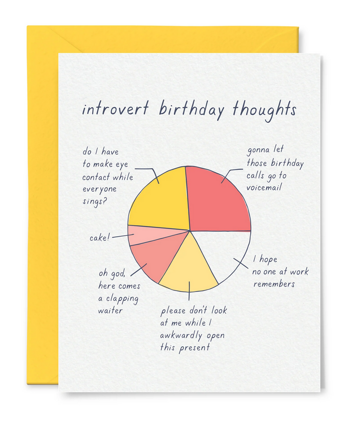 Introvert Birthday Card - TH5