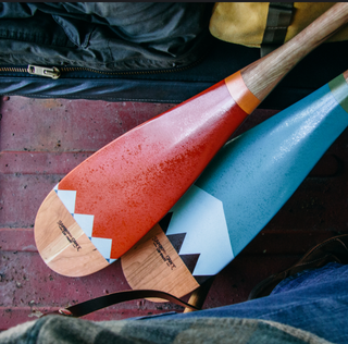 Artisan Painted Canoe Paddle - Tettegouche - Pickup Only!