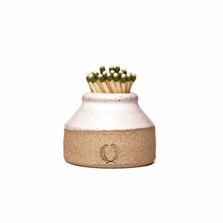Farmhouse Pottery Milk Bottle Match Striker