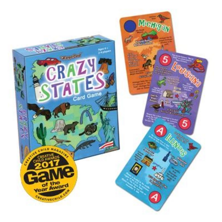 Crazy States Card Game