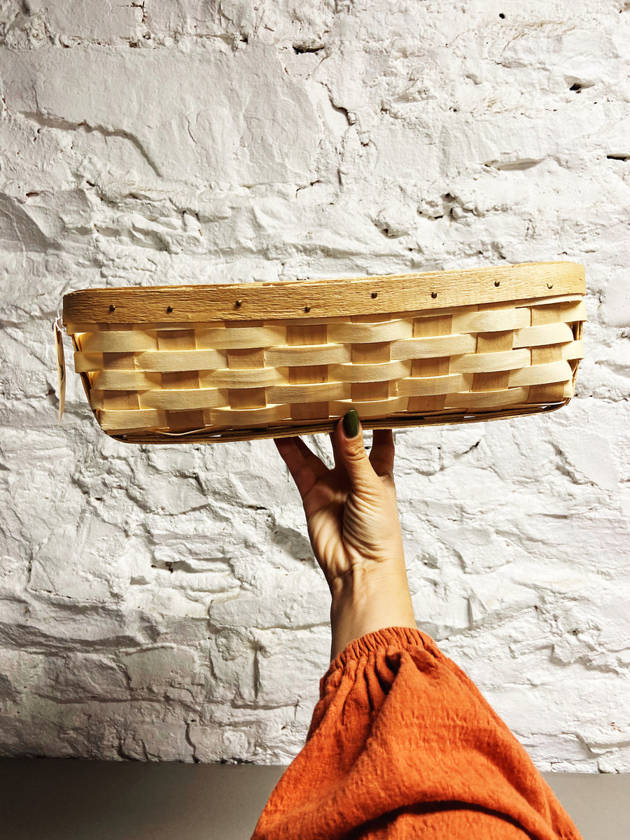 PICKUP ONLY Natural Woven Basket - Bread Basket