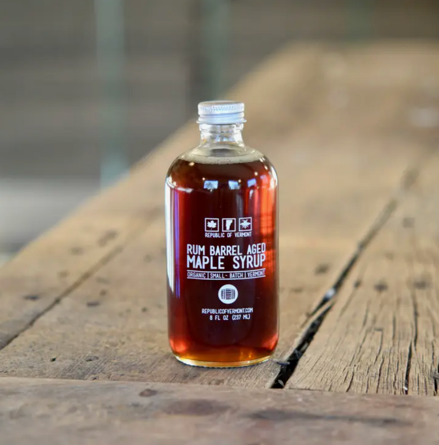 Vermont Rum Barrel Aged Maple Syrup 8oz